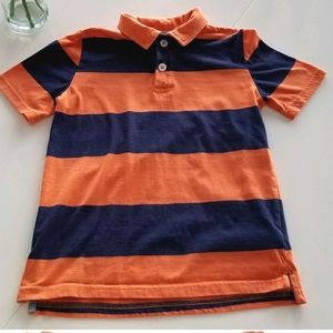 Arizona jean co polo style tee shirt, 8/S org/blu